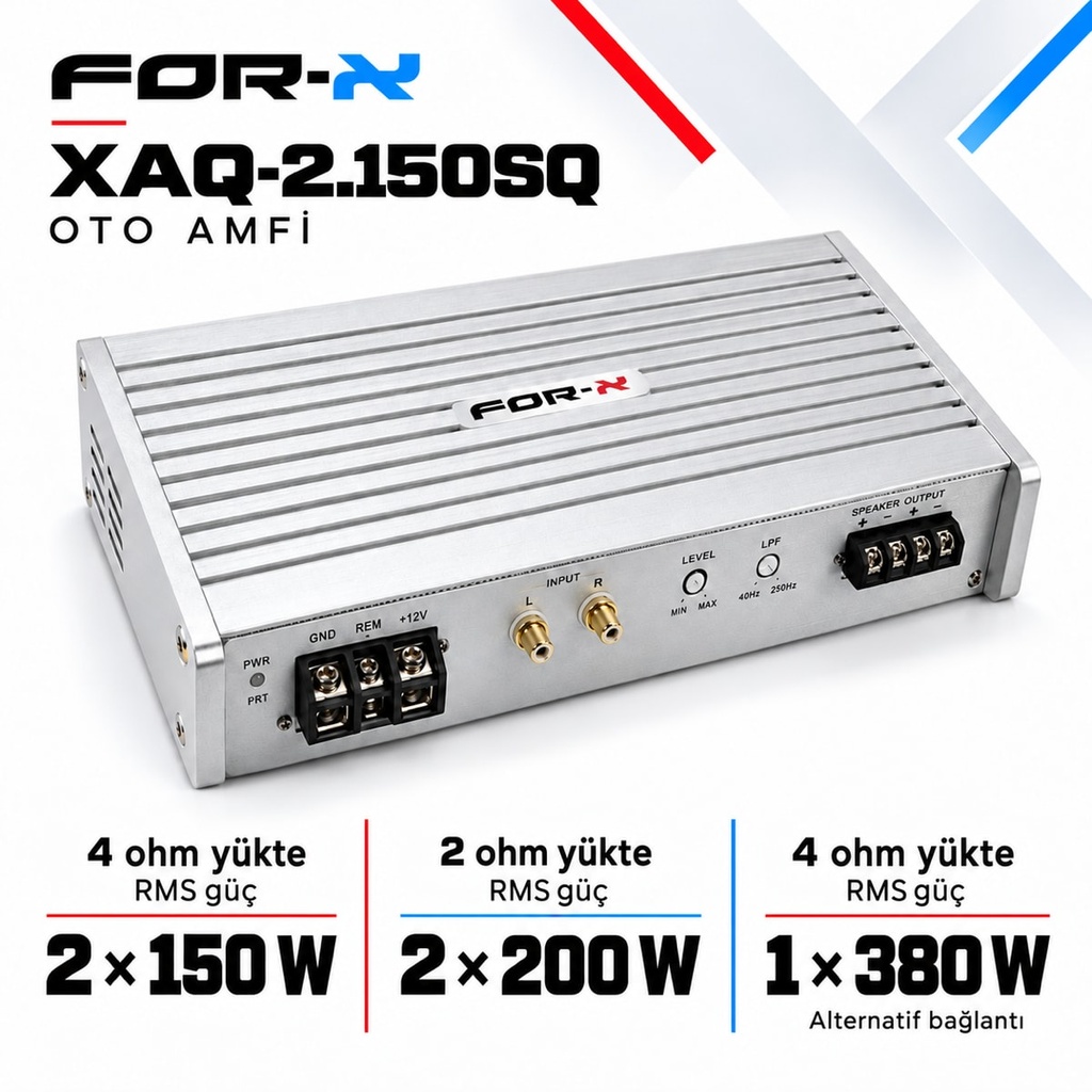 [FORX-CAT-186] FOR-X XAQ-2.150SQ Oto Amfi