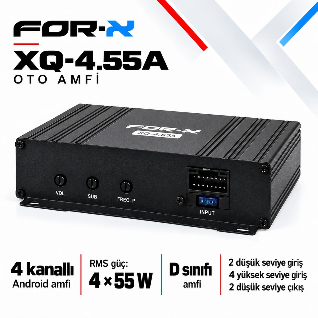 [FORX-CAT-189] FOR-X XQ-4.55A Oto Amfi