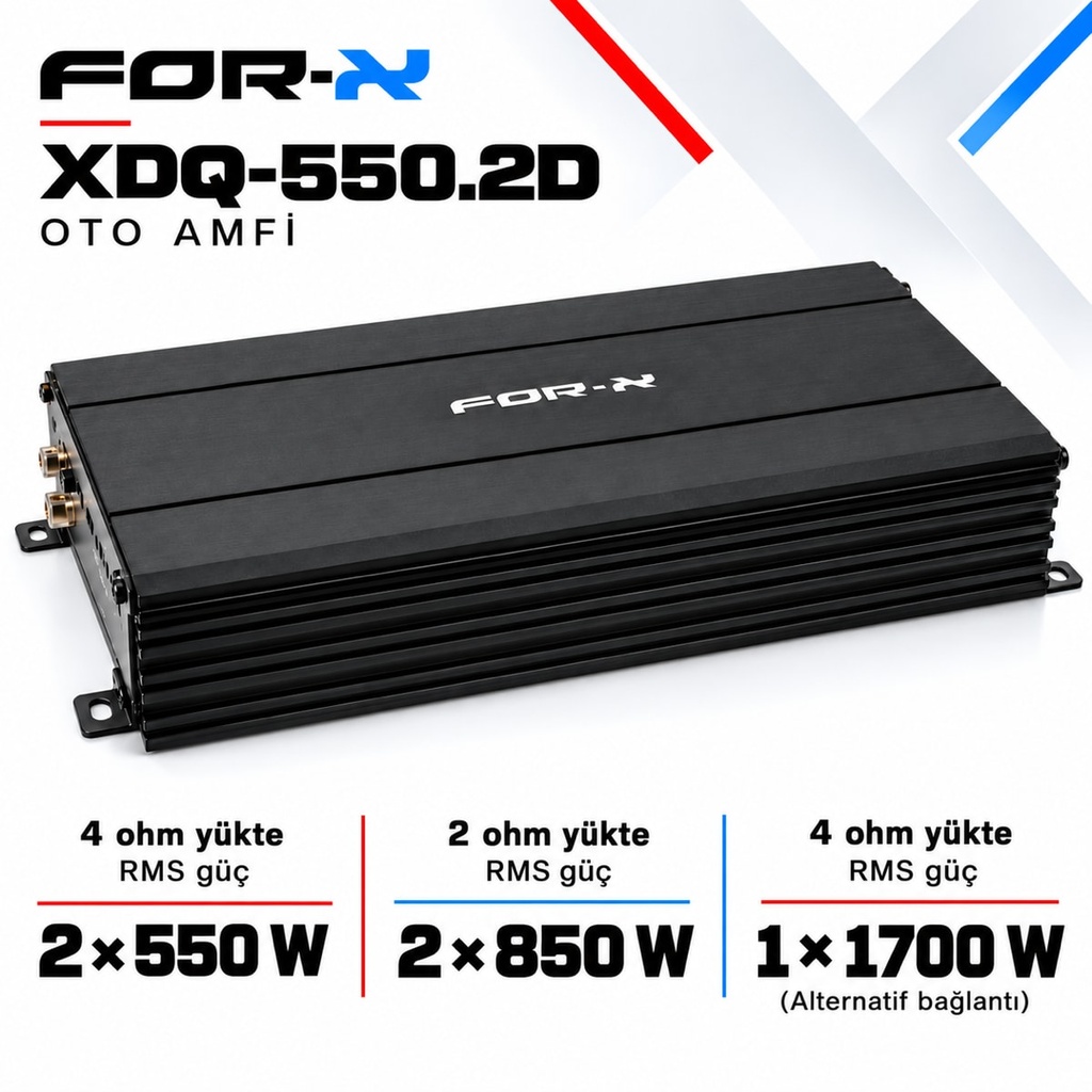 [FORX-CAT-194] FOR-X XDQ-550.2D Oto Amfi