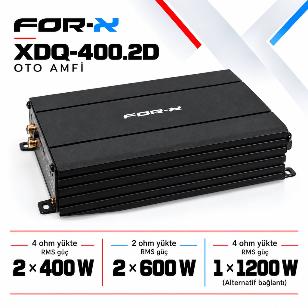 FOR-X XDQ-400.2D Oto Amfi