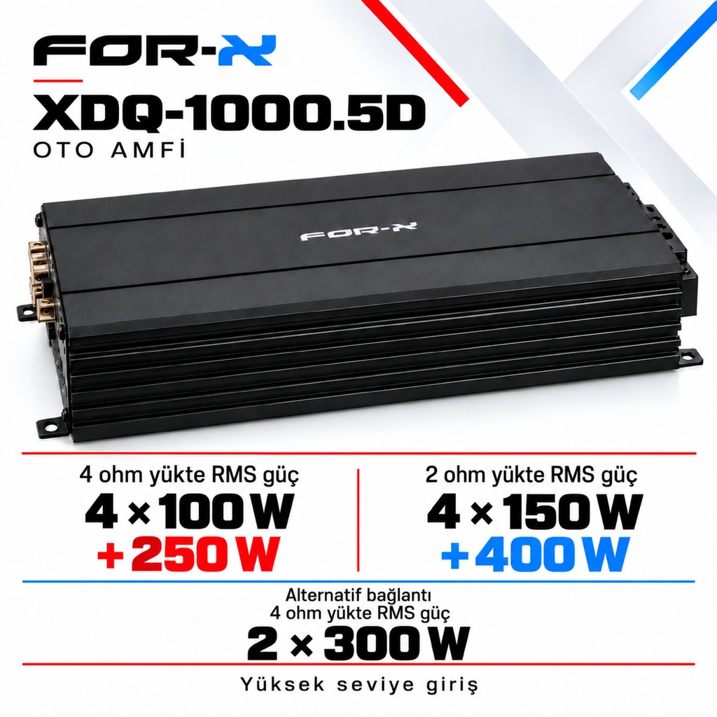 [FORX-CAT-200] FOR-X XDQ-1000.5D Oto Amfi