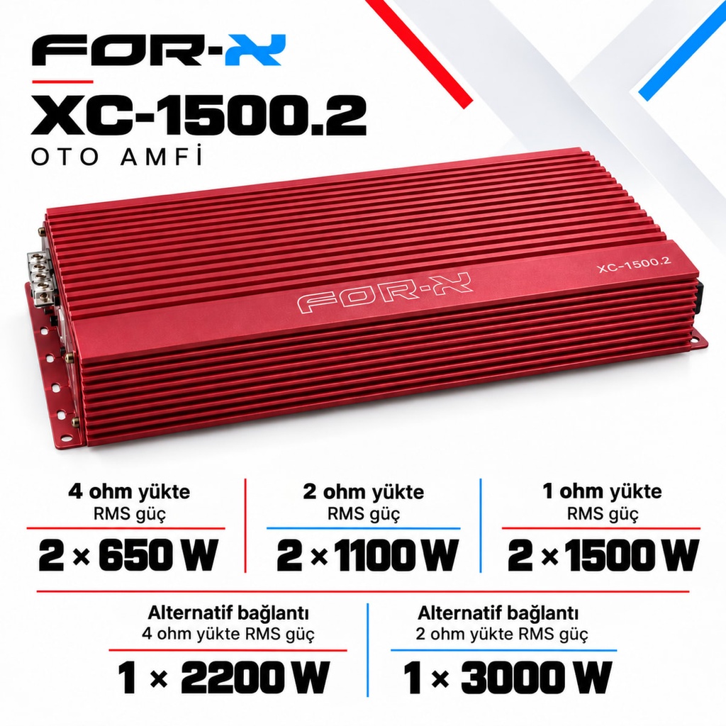 [FORX-CAT-204] FOR-X XC-1500.2 Oto Amfi