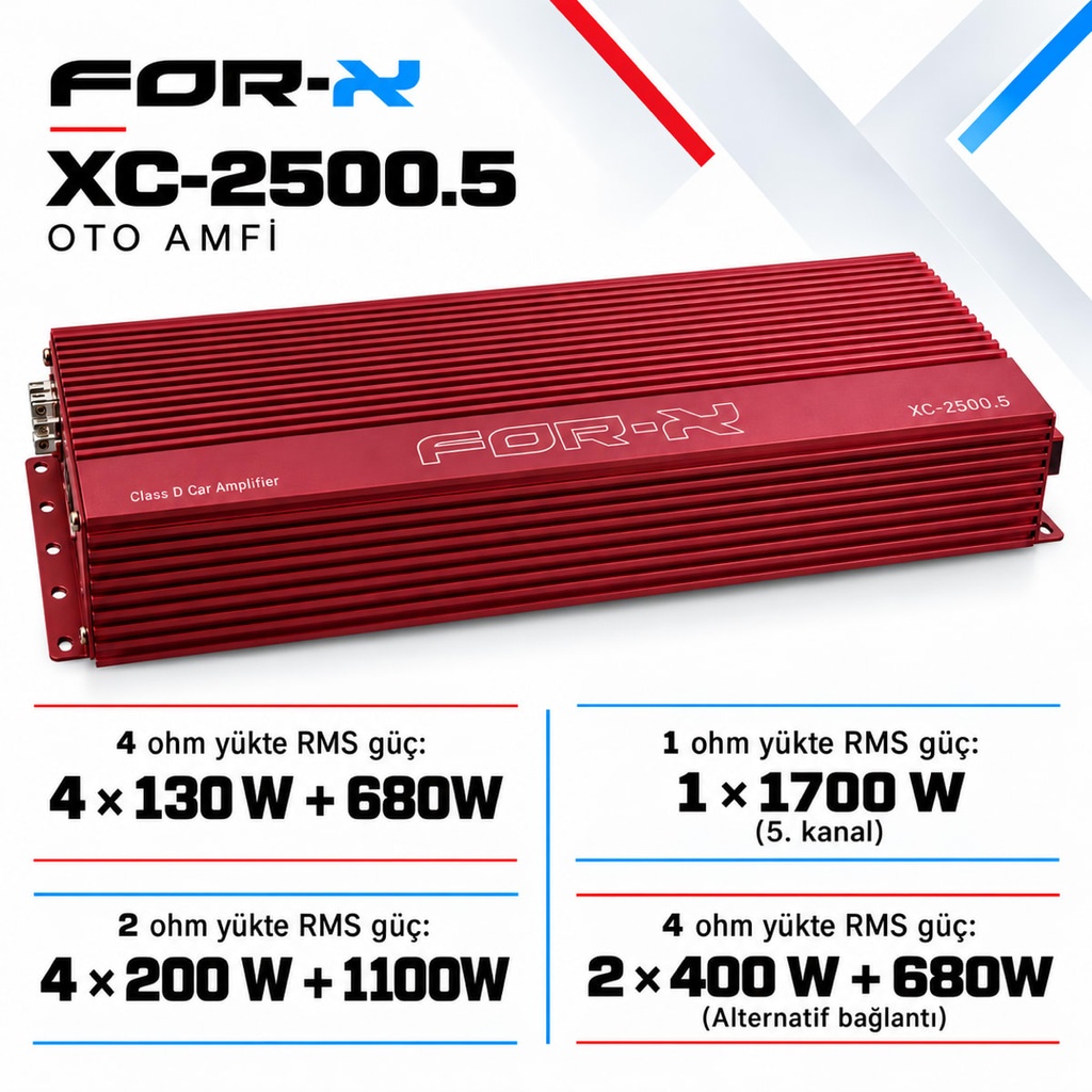 [FORX-CAT-207] FOR-X XC-2500.5 Oto Amfi