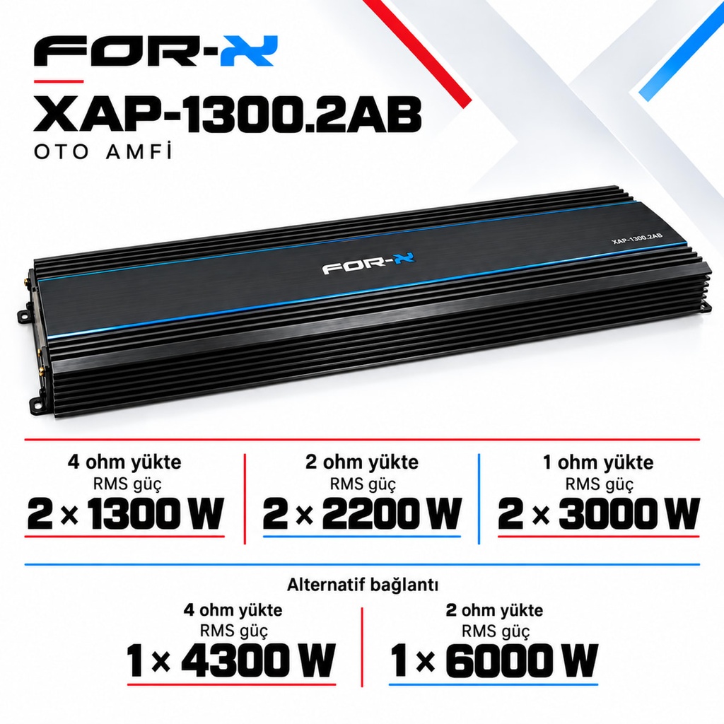 [FORX-CAT-215] FOR-X XAP-1300.2AB Oto Amfi