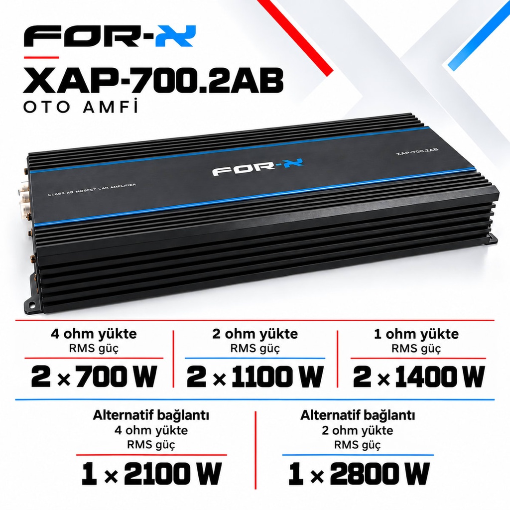 [FORX-CAT-216] FOR-X XAP-700.2AB Oto Amfi