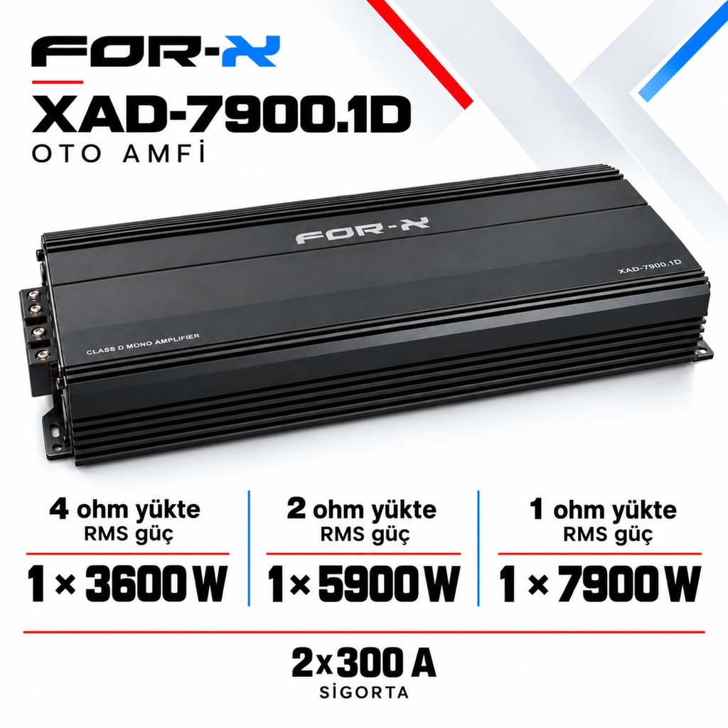 FOR-X XAD-7900.1D Oto Amfi