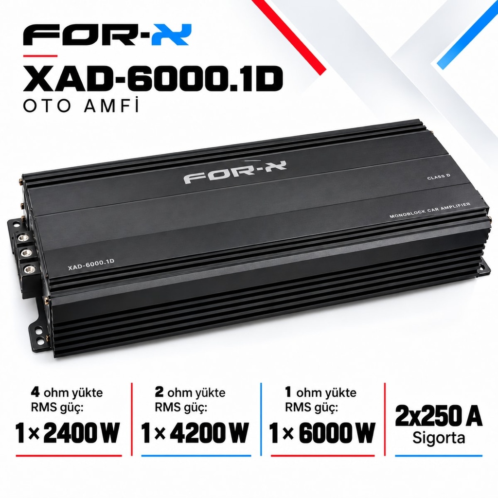 [FORX-CAT-232] FOR-X XAD-6000.1D Oto Amfi