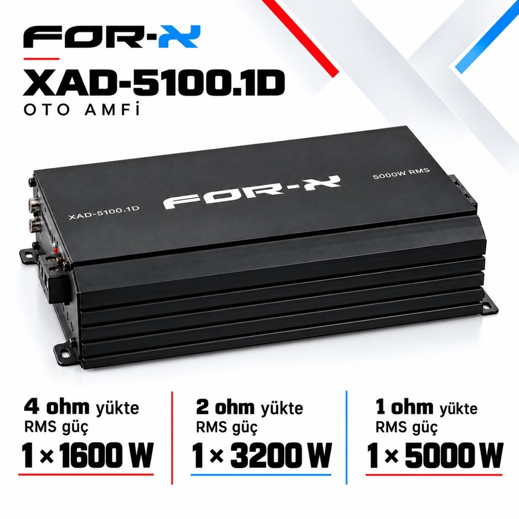 FOR-X XAD-5100.1D Oto Amfi