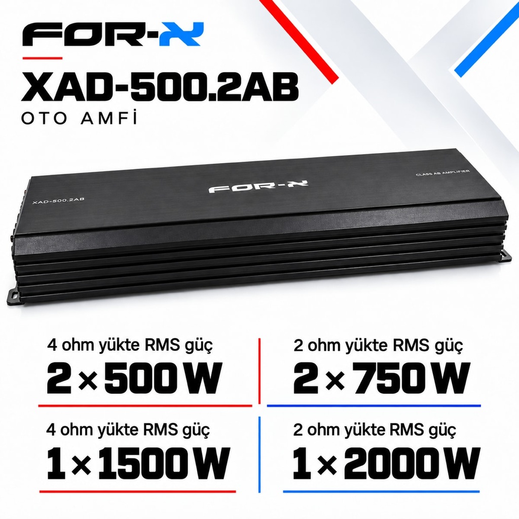 [FORX-CAT-238] FOR-X XAD-500.2AB Oto Amfi
