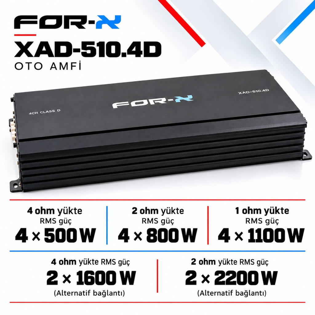 [FORX-CAT-239] FOR-X XAD-510.4D Oto Amfi