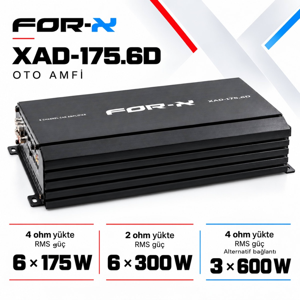 FOR-X XAD-175.6D Oto Amfi