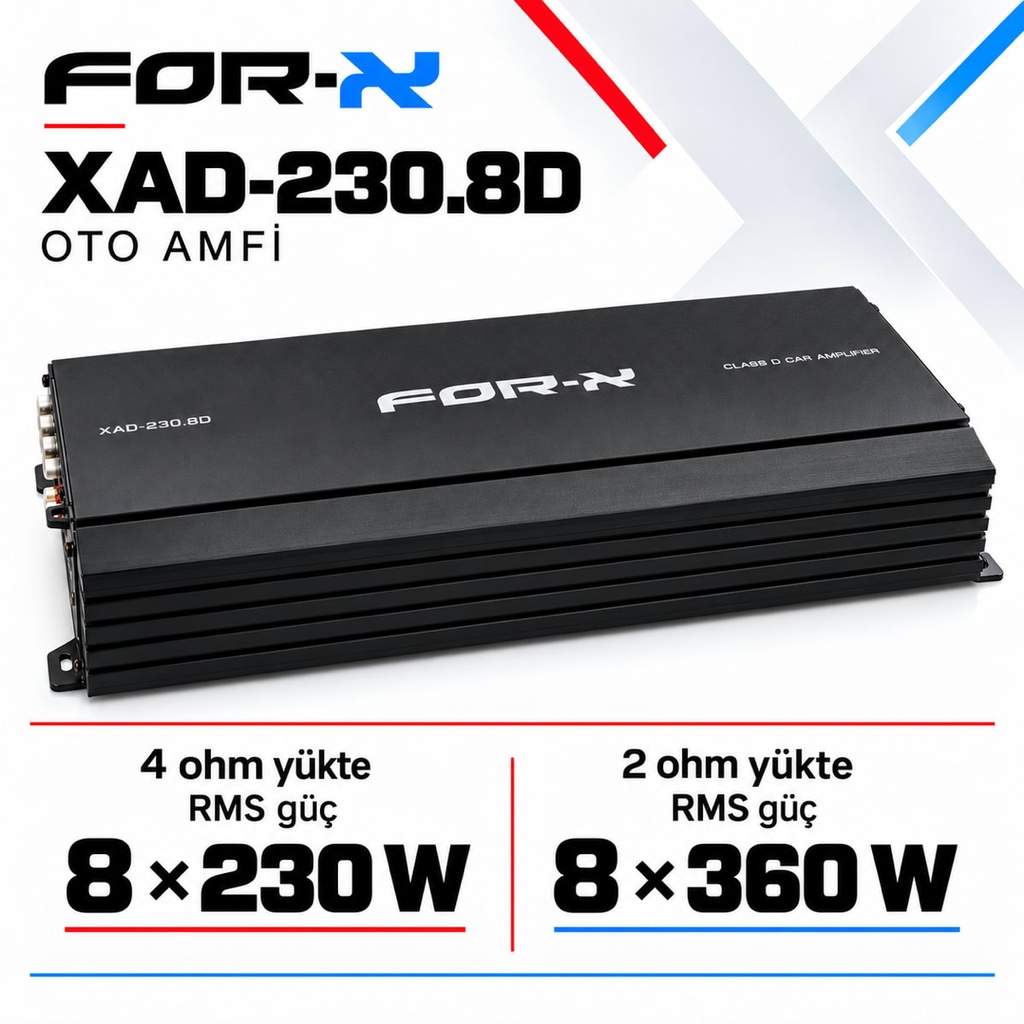 [FORX-CAT-243] FOR-X XAD-230.8D Oto Amfi