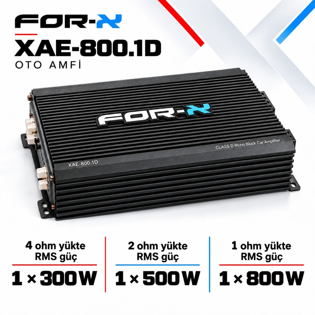 FOR-X XAE-800.1D Oto Amfi
