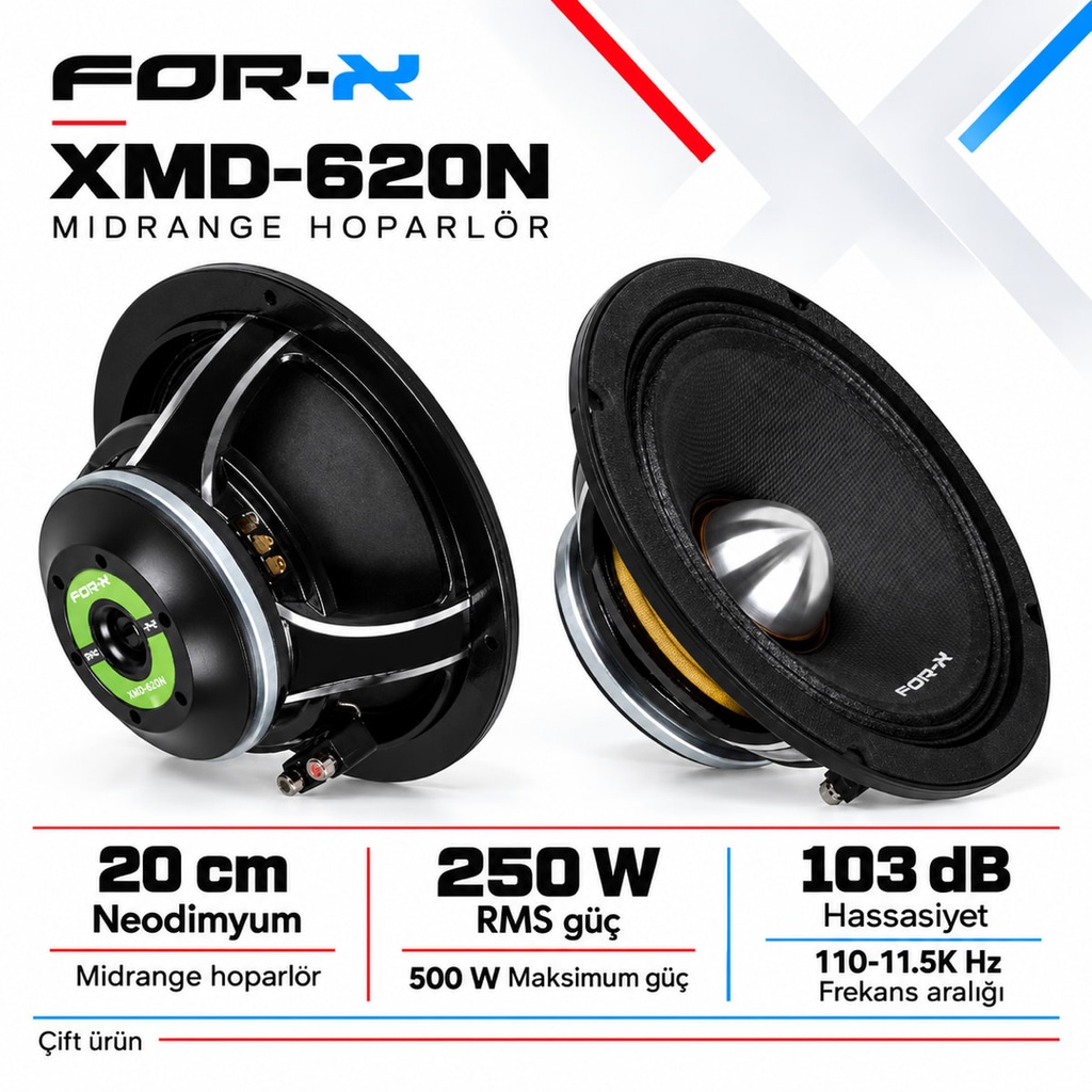 [FORX-CAT-260] FOR-X XMD-620N Midrange Hoparlör