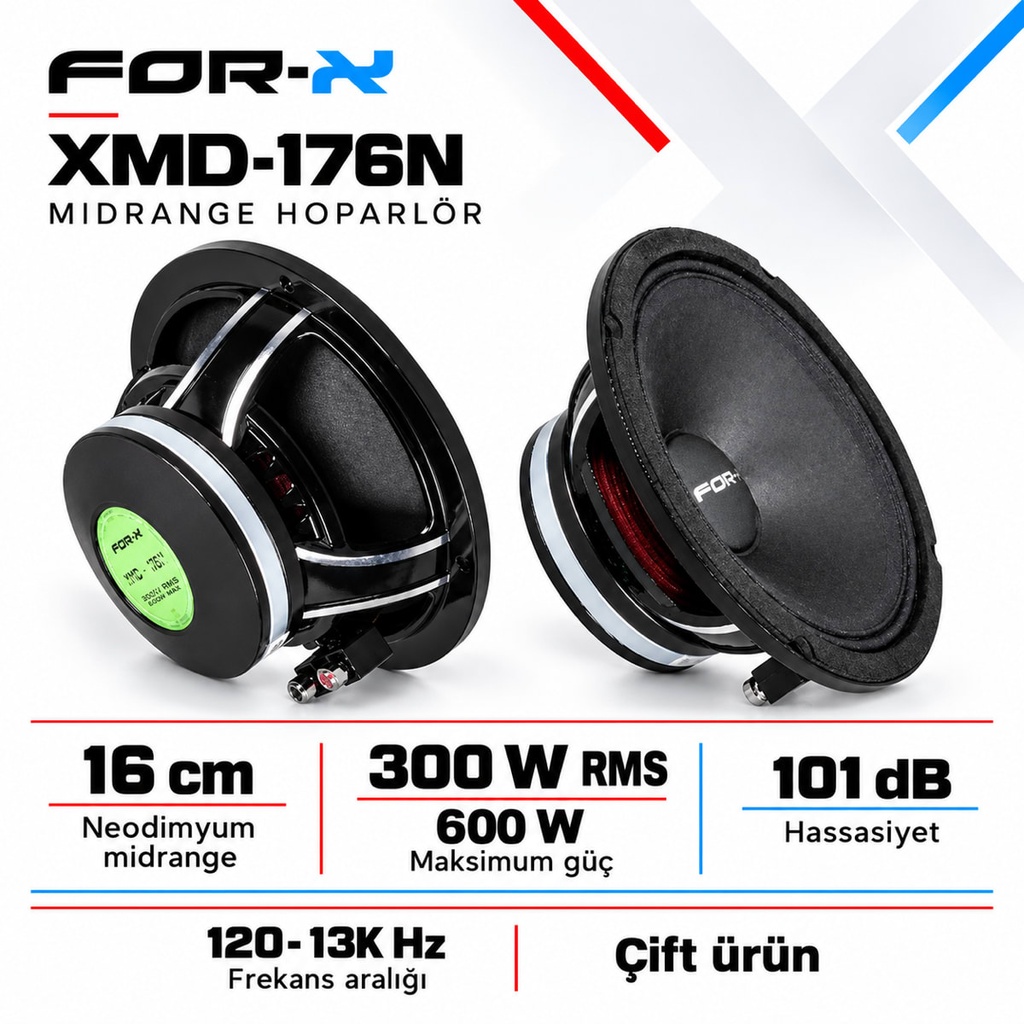 [FORX-CAT-263] FOR-X XMD-176N Midrange Hoparlör