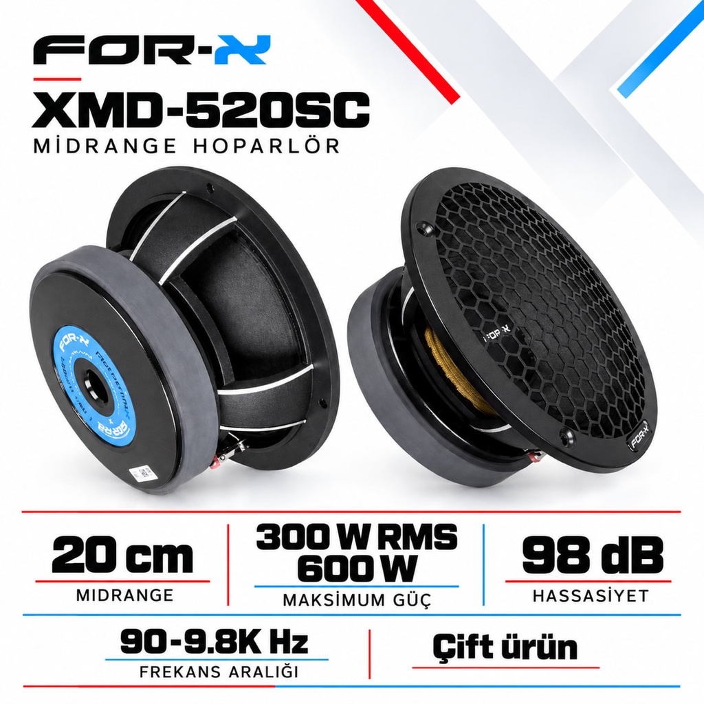 [FORX-CAT-267] FOR-X XMD-520SC Midrange Hoparlör