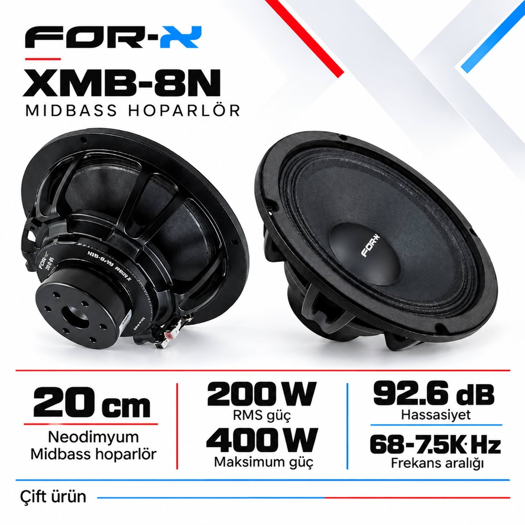 [FORX-CAT-269] FOR-X XMB-8N Midbass Hoparlör