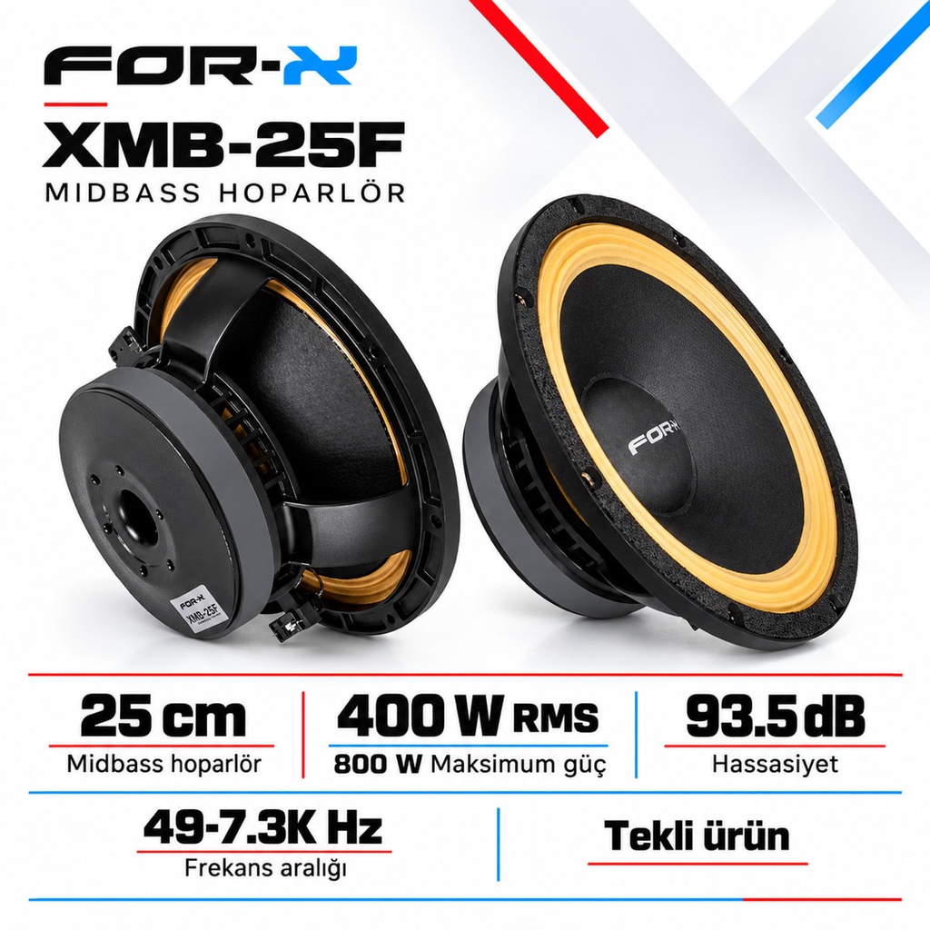 [FORX-CAT-271] FOR-X XMB-25F Midbass Hoparlör