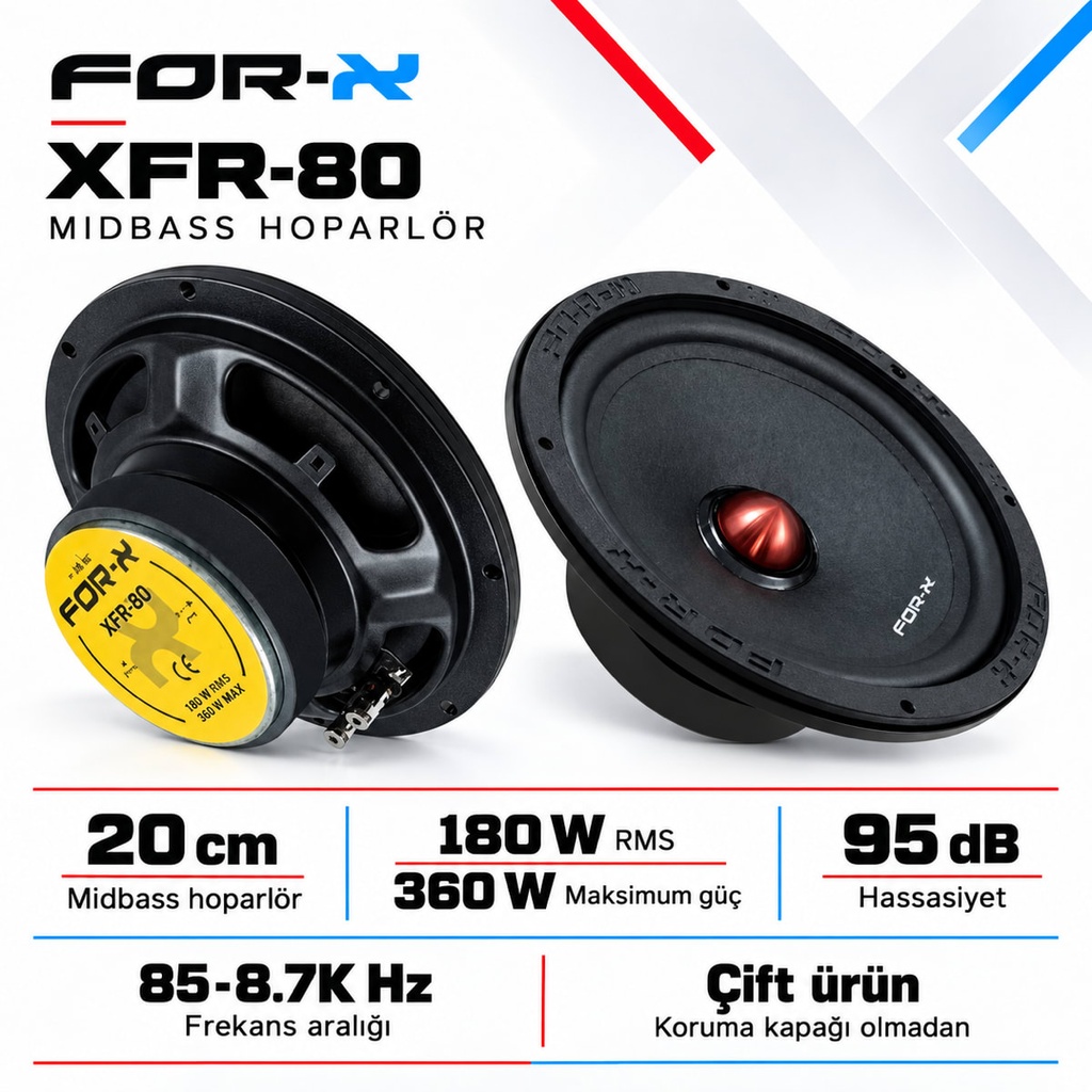[FORX-CAT-274] FOR-X XFR-80 Midbass Hoparlör