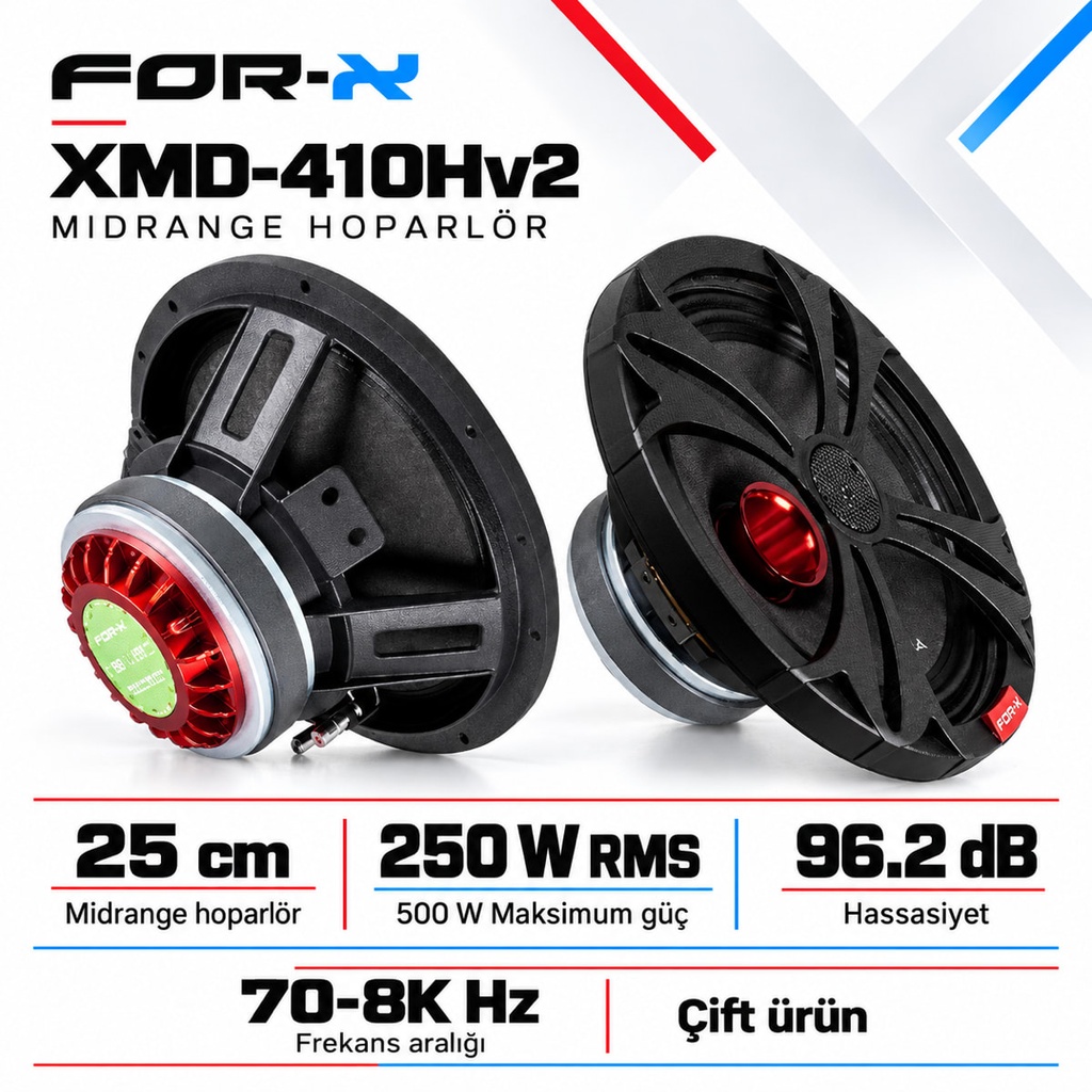 [FORX-CAT-279] FOR-X XMD-410Hv2 Midrange Hoparlör