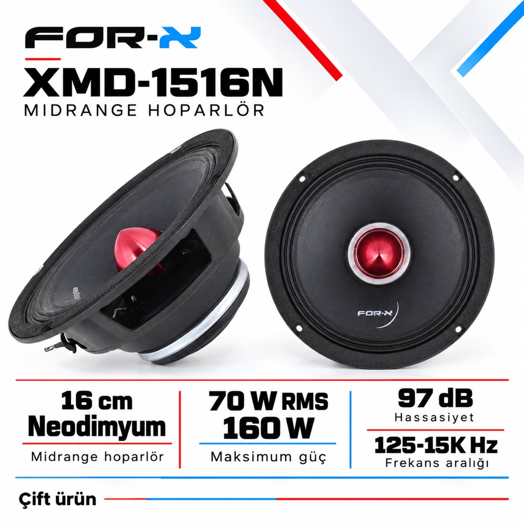 FOR-X XMD-1516N Midrange Hoparlör