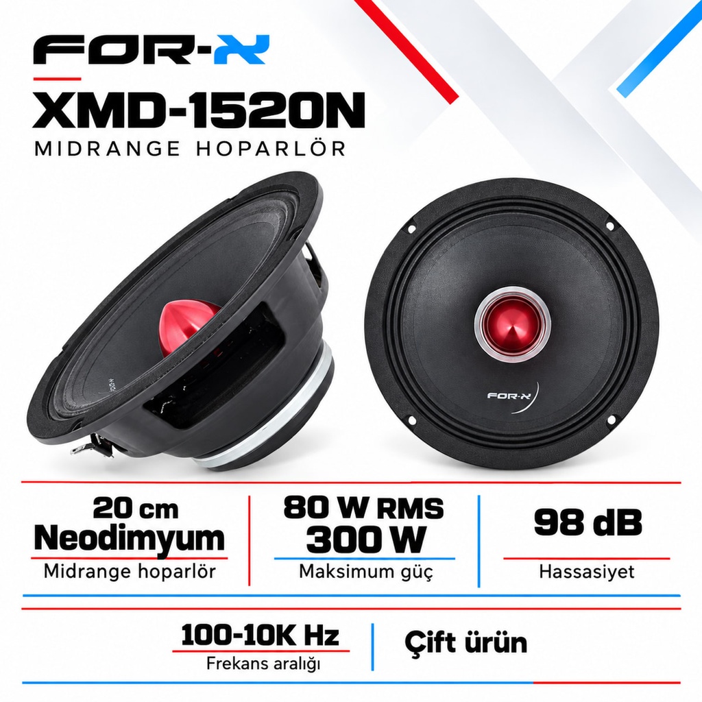 [FORX-CAT-284] FOR-X XMD-1520N Midrange Hoparlör