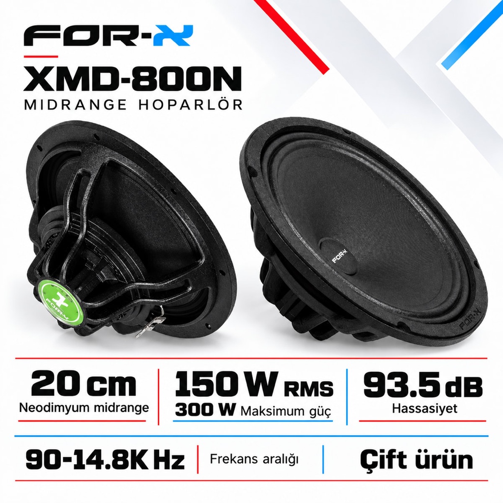 [FORX-CAT-288] FOR-X XMD-800N Midrange Hoparlör