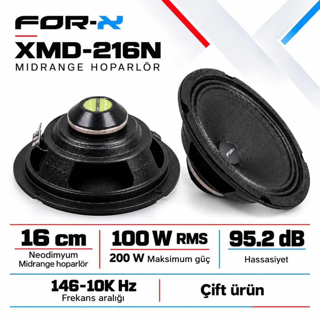 [FORX-CAT-289] FOR-X XMD-216N Midrange Hoparlör