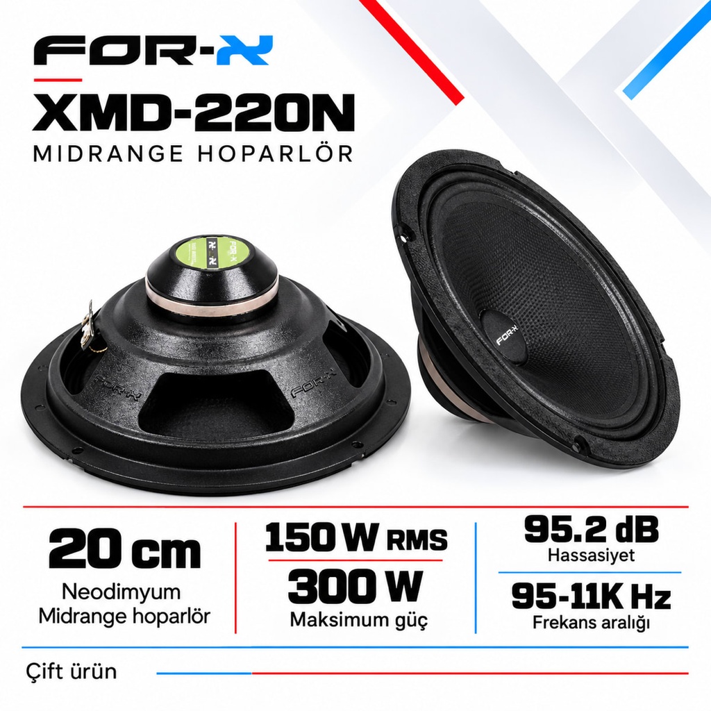 [FORX-CAT-290] FOR-X XMD-220N Midrange Hoparlör