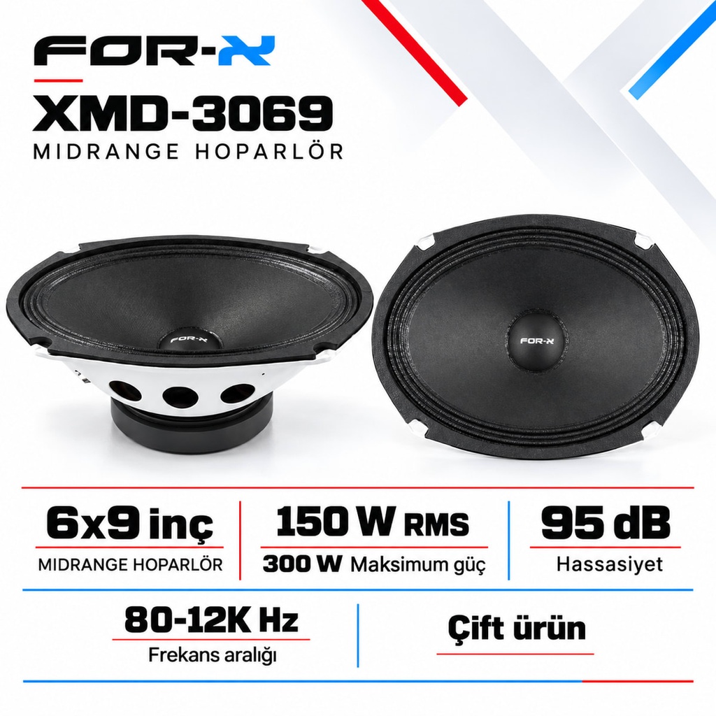 [FORX-CAT-298] FOR-X XMD-3069 Midrange Hoparlör