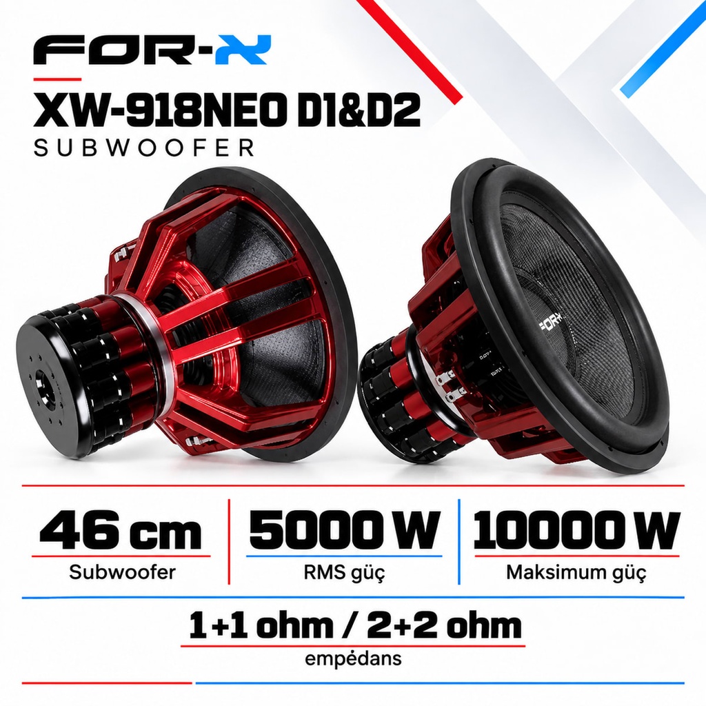 [FORX-CAT-300] FOR-X XW-918NEO D1&D2 Subwoofer