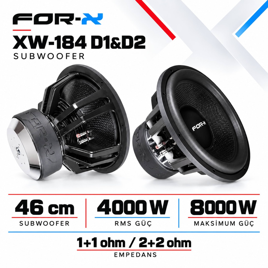 [FORX-CAT-302] FOR-X XW-184 D1&D2 Subwoofer