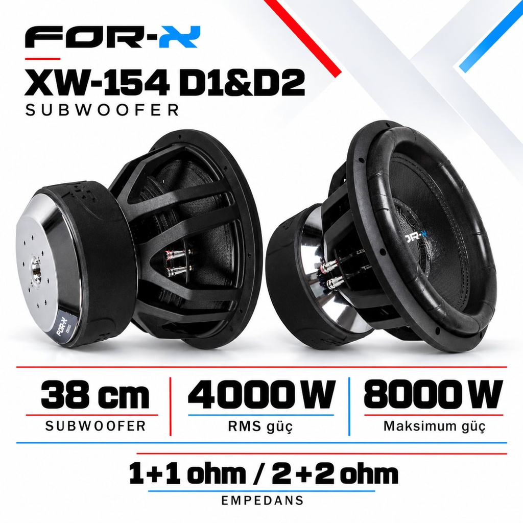 [FORX-CAT-303] FOR-X XW-154 D1&D2 Subwoofer