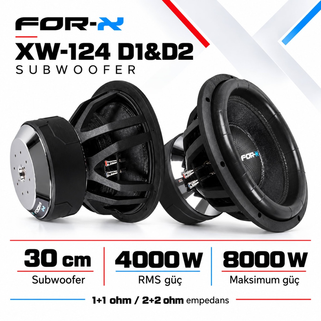 [FORX-CAT-304] FOR-X XW-124 D1&D2 Subwoofer