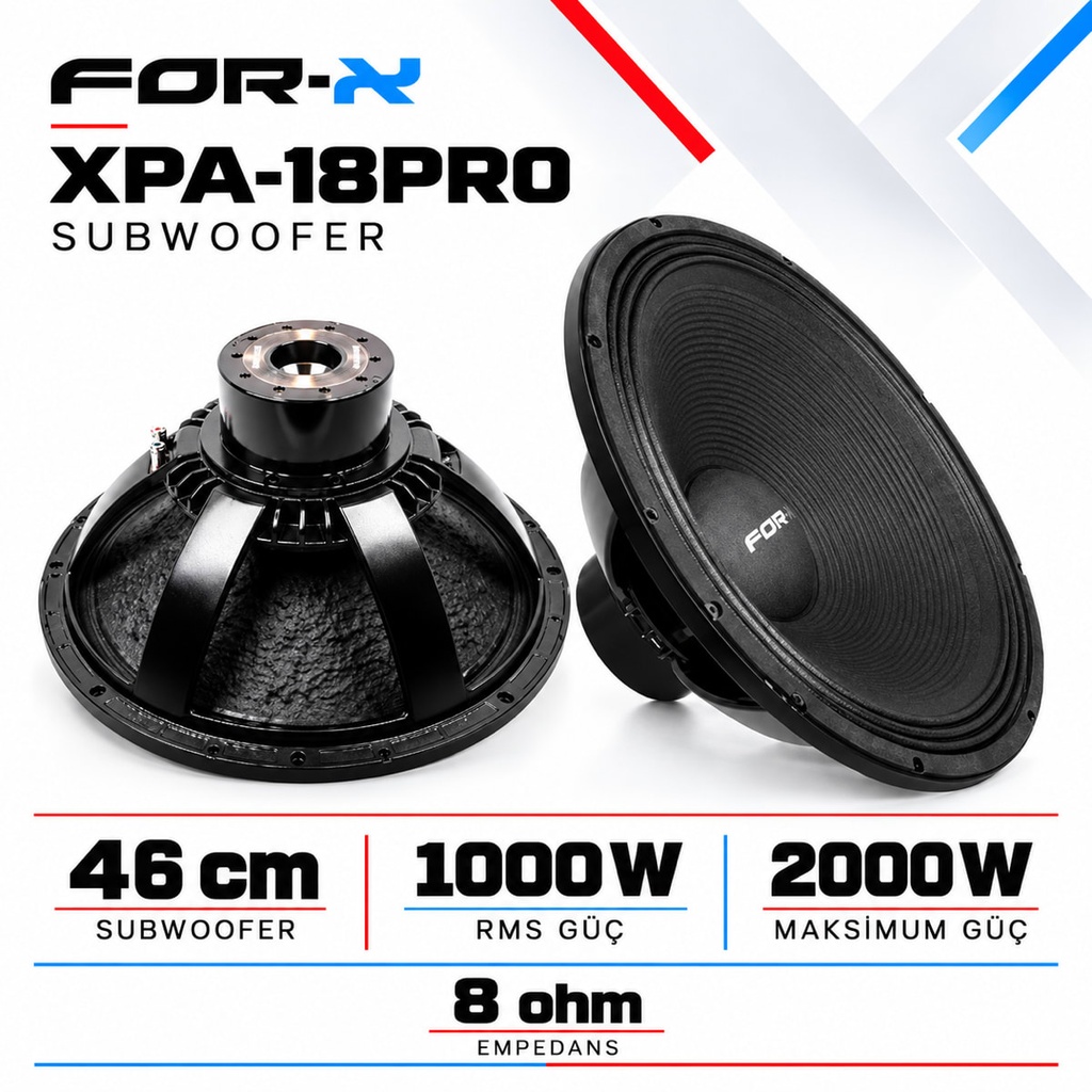 [FORX-CAT-310] FOR-X XPA-18PRO Subwoofer