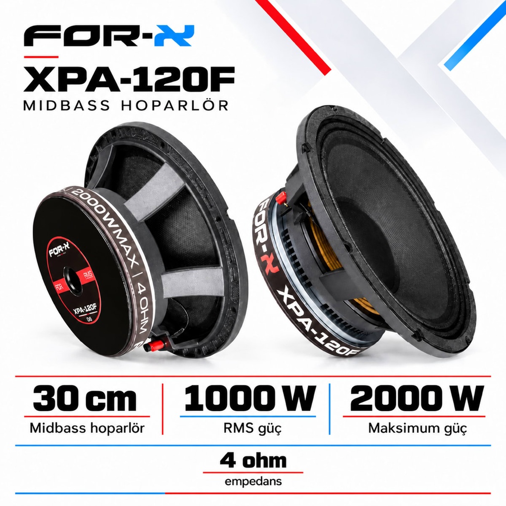 [FORX-CAT-311] FOR-X XPA-120F Midbass Hoparlör