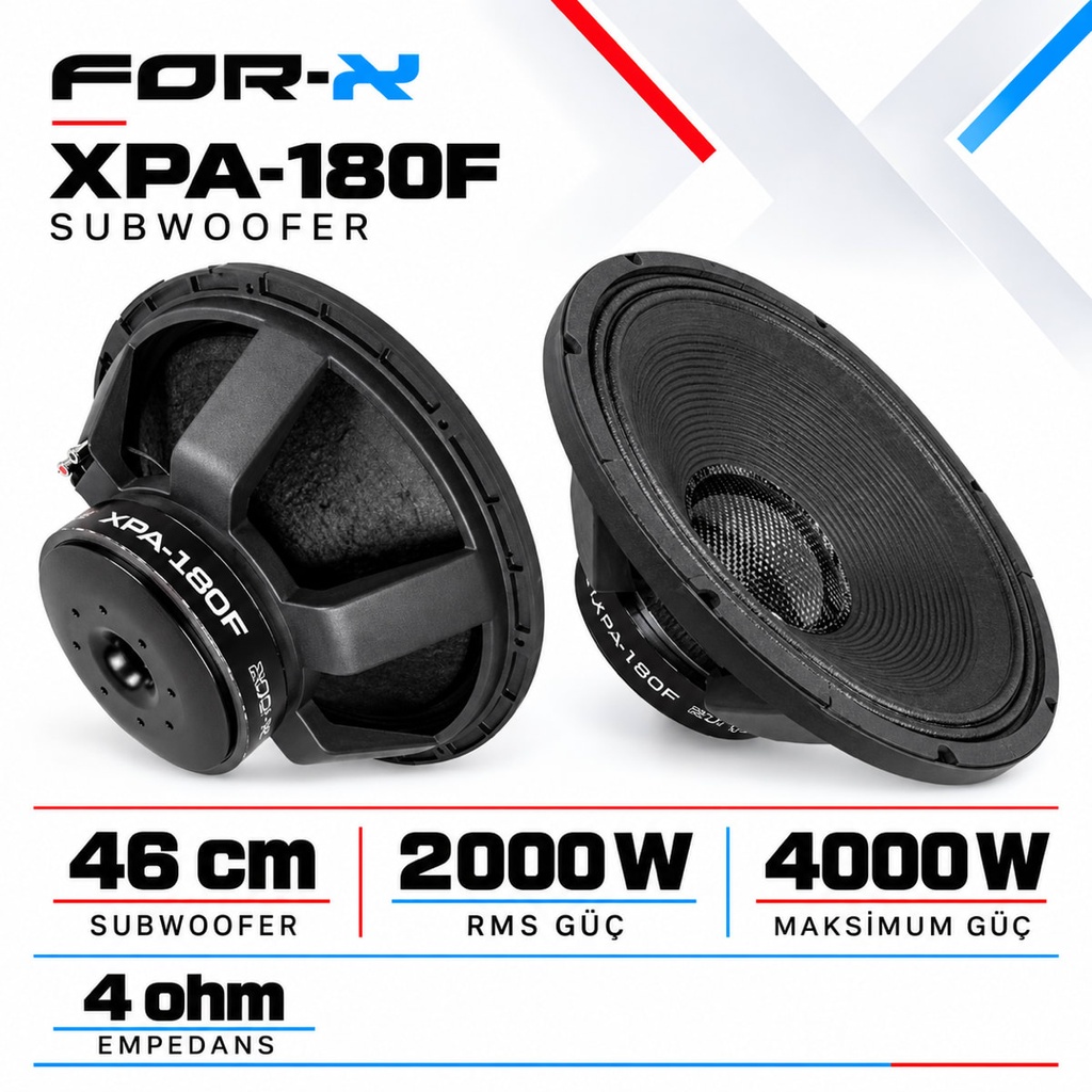 [FORX-CAT-313] FOR-X XPA-180F Subwoofer