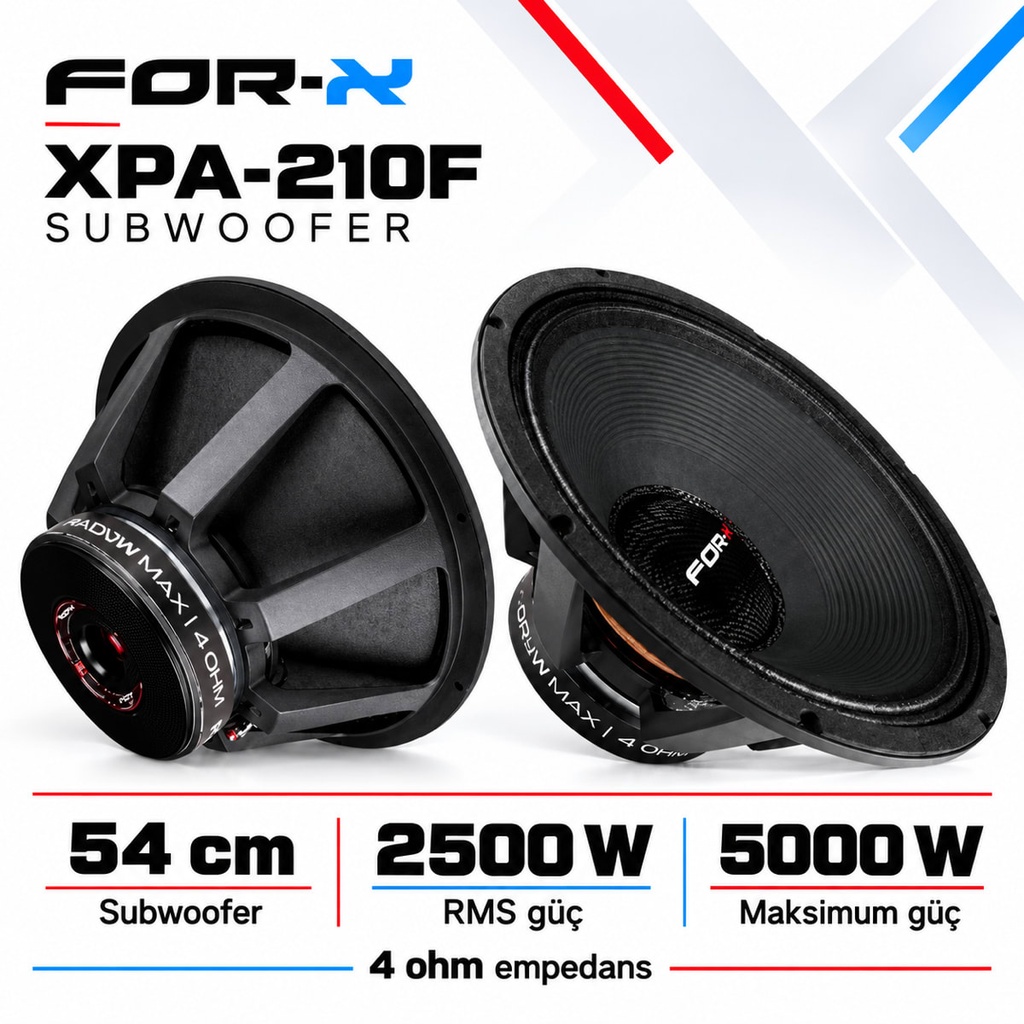 [FORX-CAT-314] FOR-X XPA-210F Subwoofer