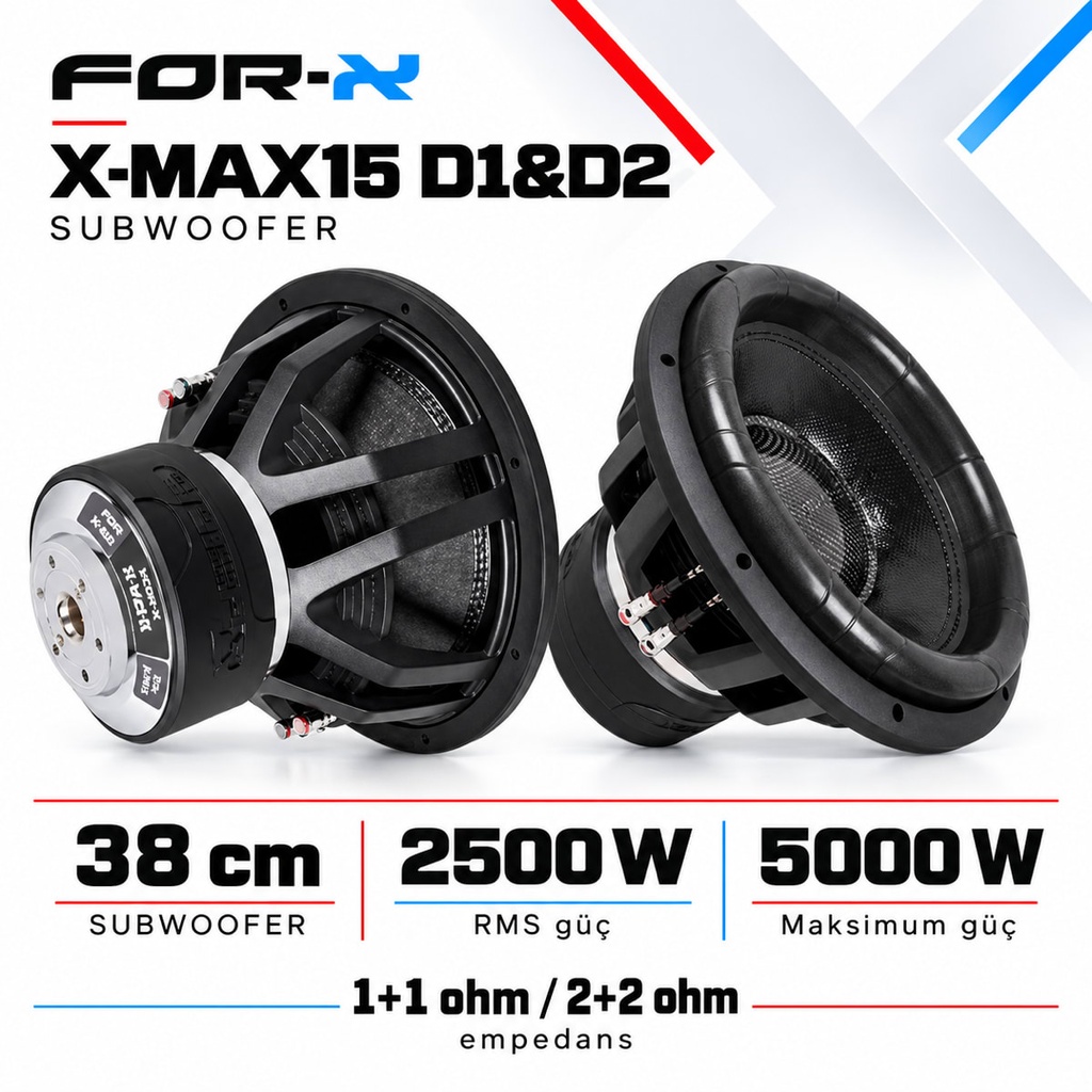[FORX-CAT-315] FOR-X X-MAX15 D1&D2 Subwoofer