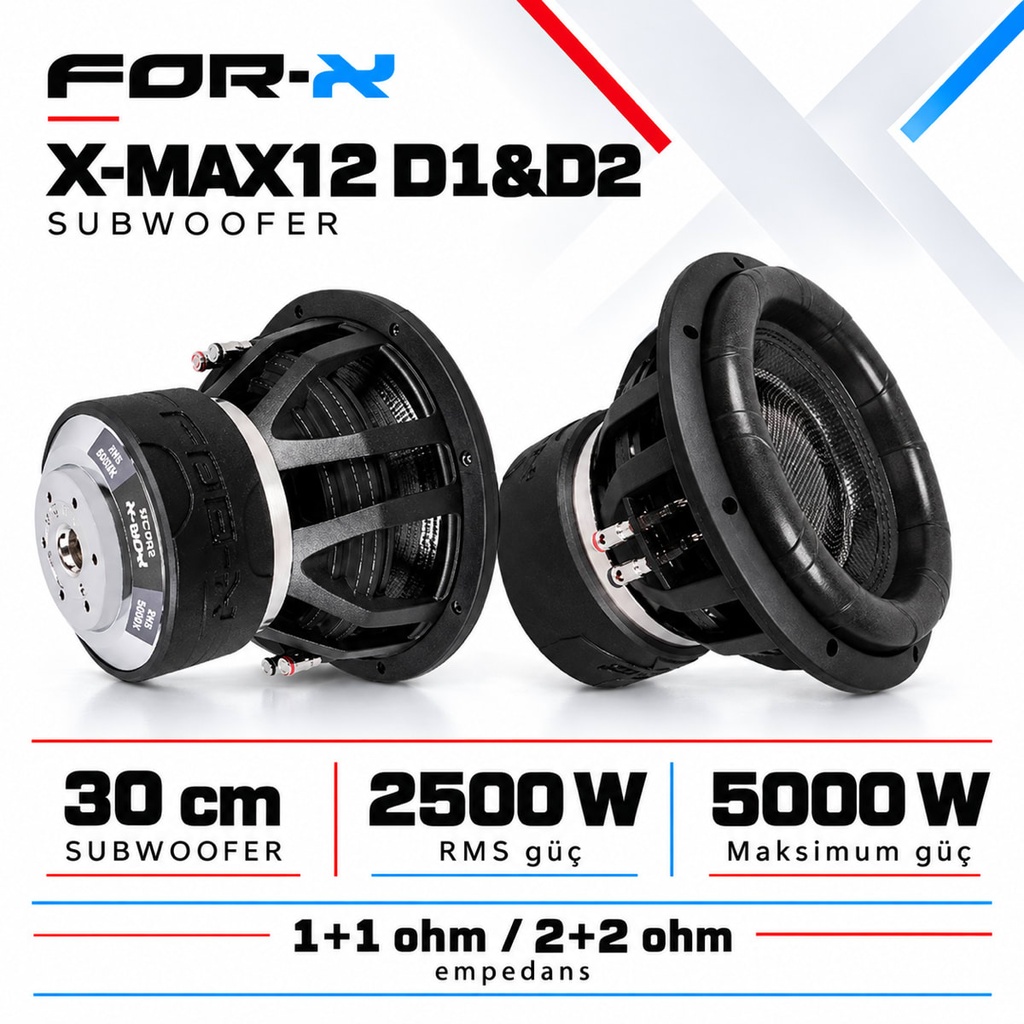 [FORX-CAT-316] FOR-X X-MAX12 D1&D2 Subwoofer