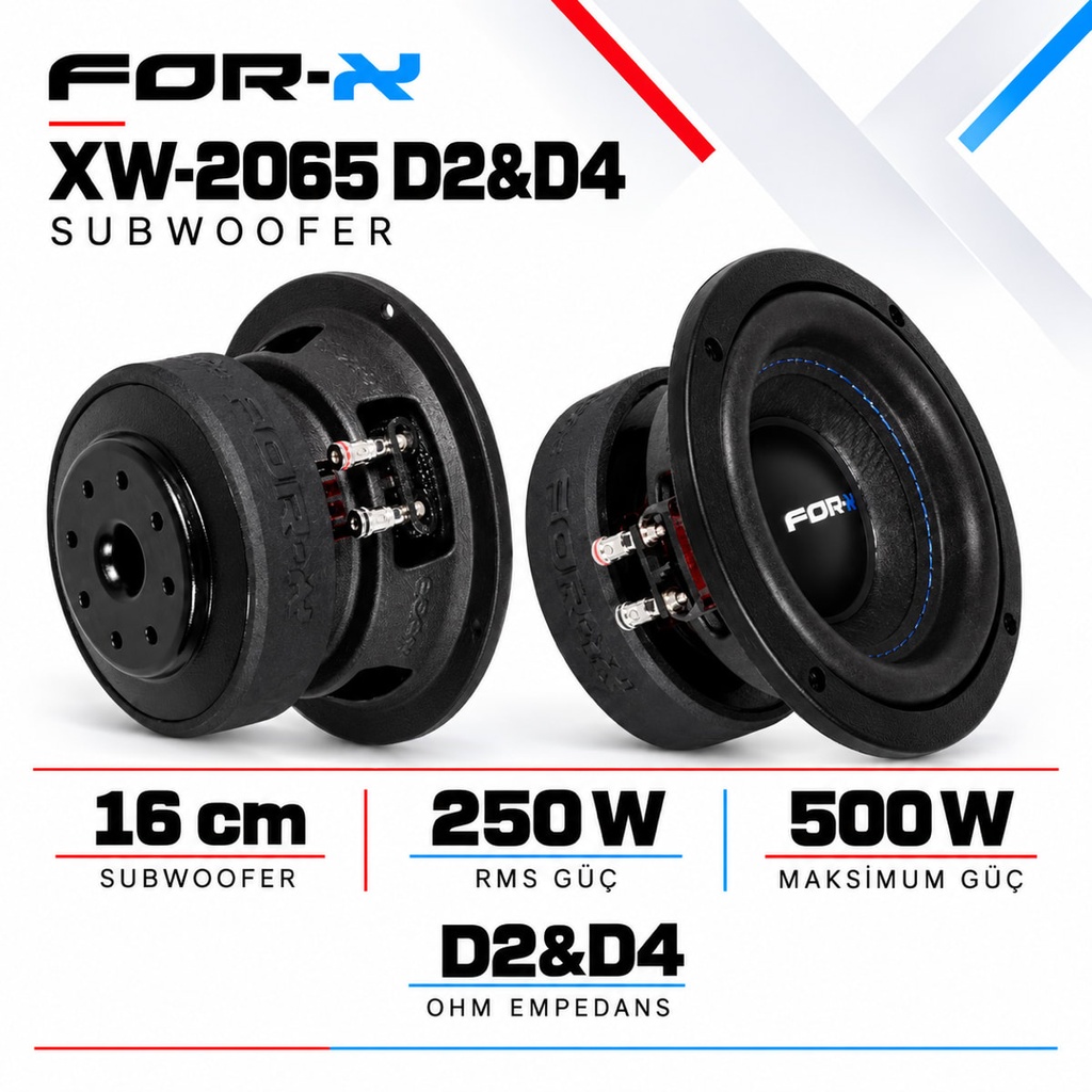 [FORX-CAT-325] FOR-X XW-2065 D2&D4 Subwoofer