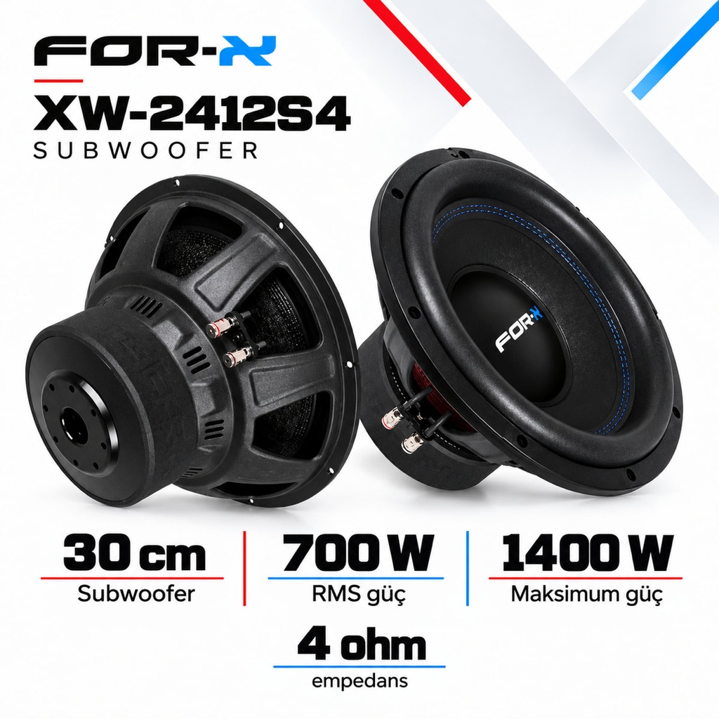 [FORX-CAT-326] FOR-X XW-2412S4 Subwoofer