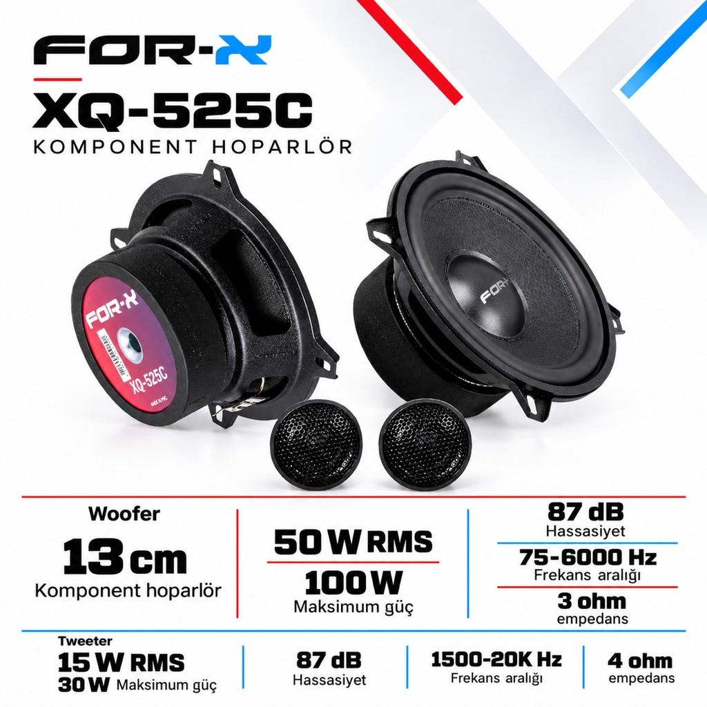 FOR-X XQ-525C Komponent Hoparlör