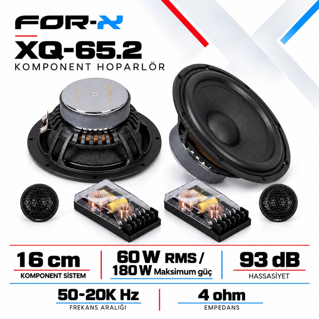 [FORX-CAT-338] FOR-X XQ-65.2 Komponent Hoparlör