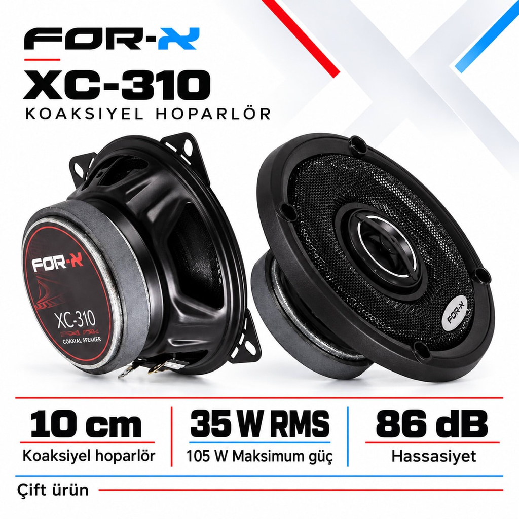 [FORX-CAT-348] FOR-X XC-310 Koaksiyel Hoparlör