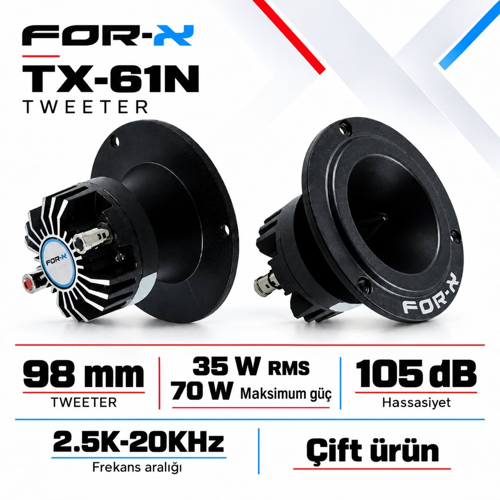 [FORX-CAT-358] FOR-X TX-61N Tweeter