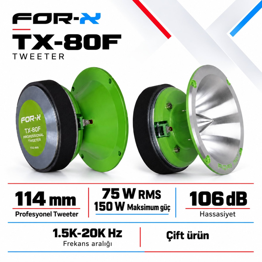 [FORX-CAT-364] FOR-X TX-80F Tweeter