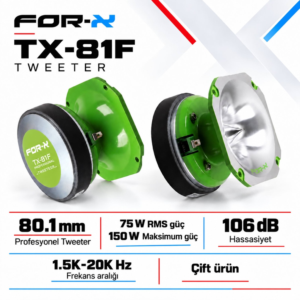 [FORX-CAT-365] FOR-X TX-81F Tweeter