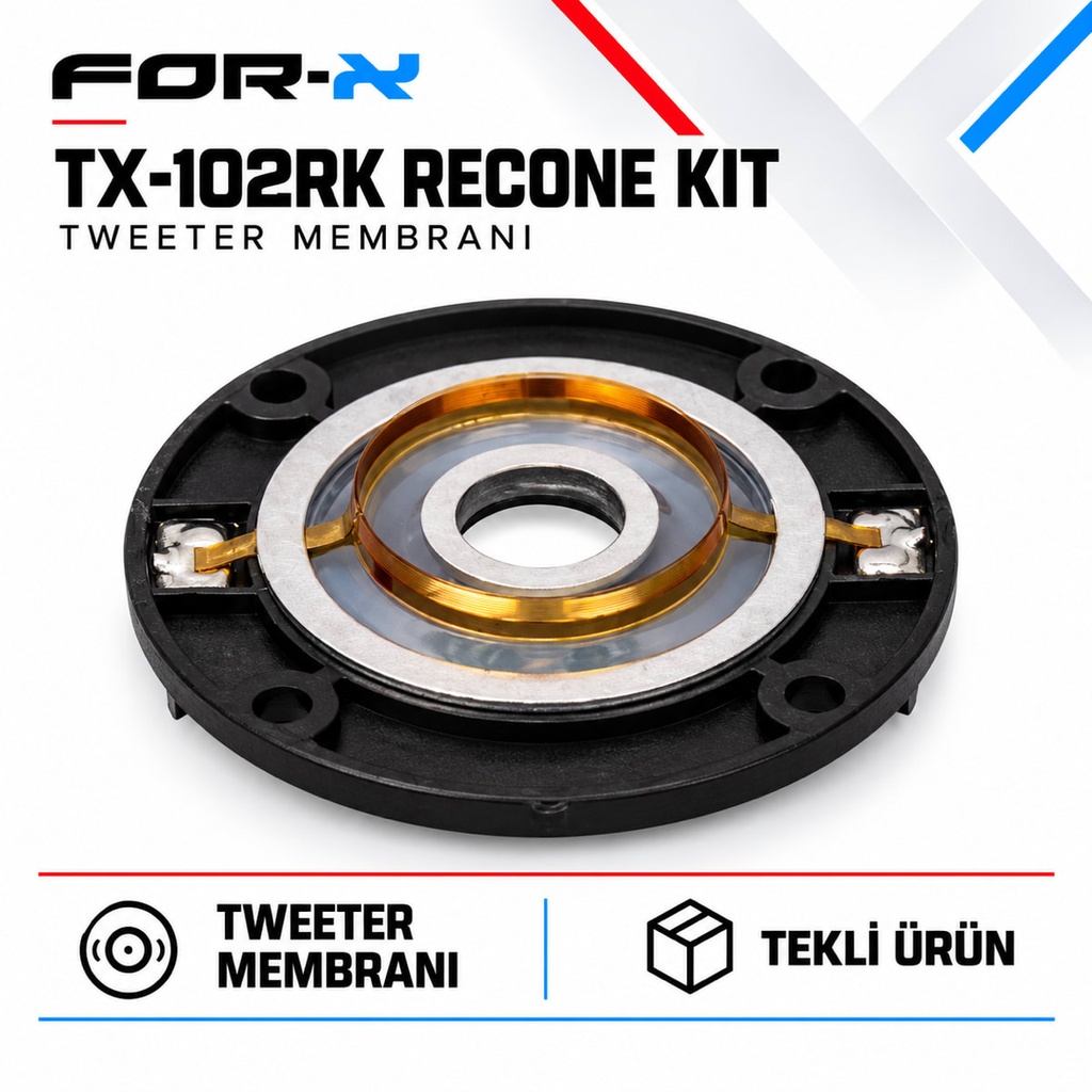 [FORX-CAT-374] FOR-X TX-102RK RECONE KIT Tweeter Membranı