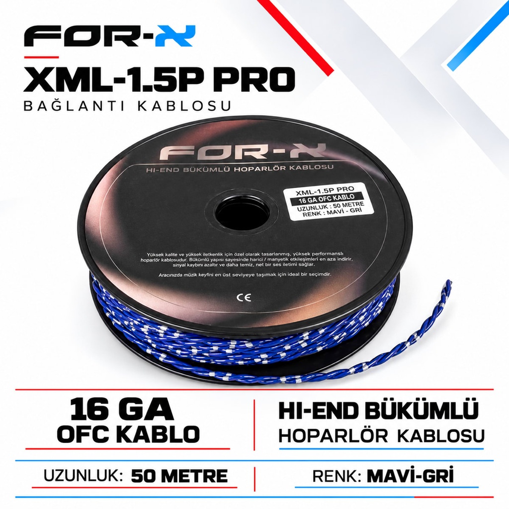 [FORX-CAT-431] FOR-X XML-1.5P PRO Bağlantı Kablosu